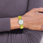 Ladies Jacques du Manoir Lime Strap Watch