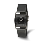 Charles Hubert Black IP-plated Stainless Steel Milanese Band Watch
