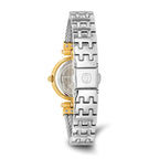 Charles Hubert IP-plated MOP Dial w/Stainless Steel Wire Bangle Watch