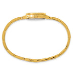 Charles Hubert Gold-finish MOP Dial with 4 Color Bezels Watch
