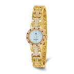 Charles Hubert Gold-finish MOP Dial with 4 Color Bezels Watch
