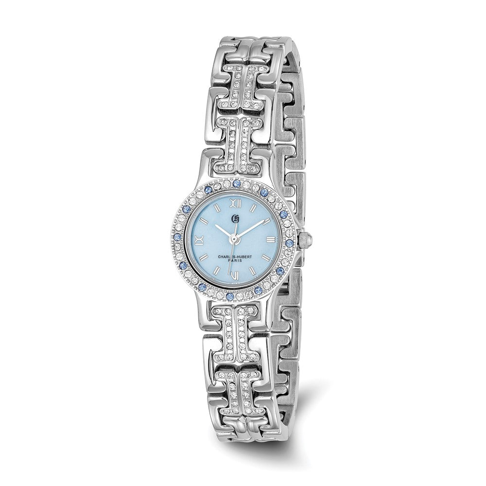 Charles Hubert Light Blue MOP Dial with 4 Changeable Bezels Watch