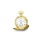 Charles Hubert IP-plated Stainless Steel White Dial Pocket Watch