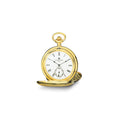 Charles Hubert IP-plated Stainless Steel White Dial Pocket Watch