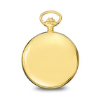 Charles Hubert IP-plated Stainless Steel White Dial Pocket Watch