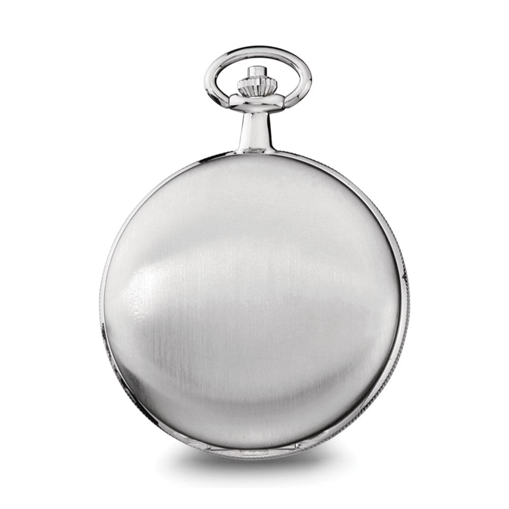 Charles Hubert Chrome-finish White Dial Pocket Watch