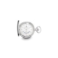 Charles Hubert Chrome-finish White Dial Pocket Watch