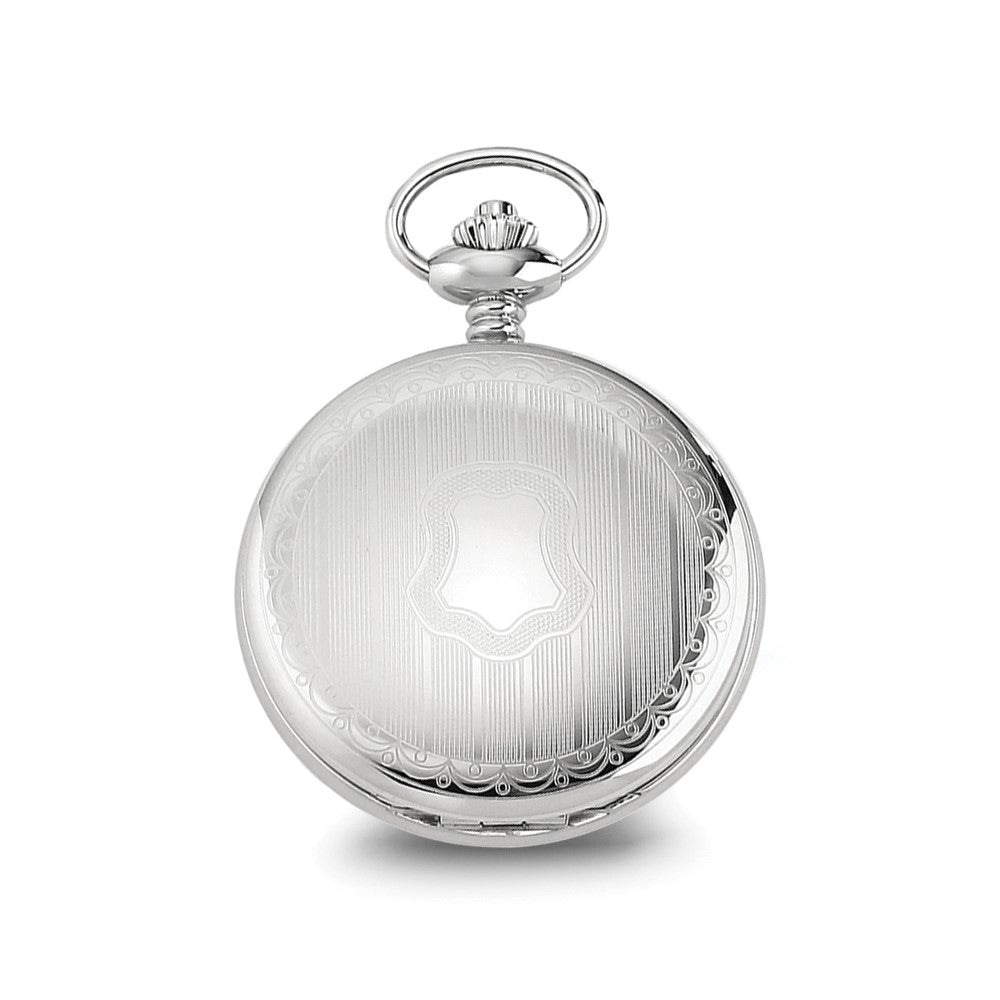 Charles Hubert Chrome-finish Shield Design Pocket Watch