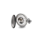 Charles Hubert Antiqued Oval Design Pocket Watch