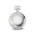 Charles Hubert Chrome-finish Floral Design Pocket Watch