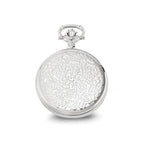 Charles Hubert Chrome-finish Floral Design Pocket Watch