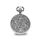 Charles Hubert Antiqued Floral Design Pocket Watch