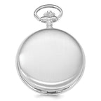 Swingtime Chrome-finish Brass Mechanical 42mm Pocket Watch
