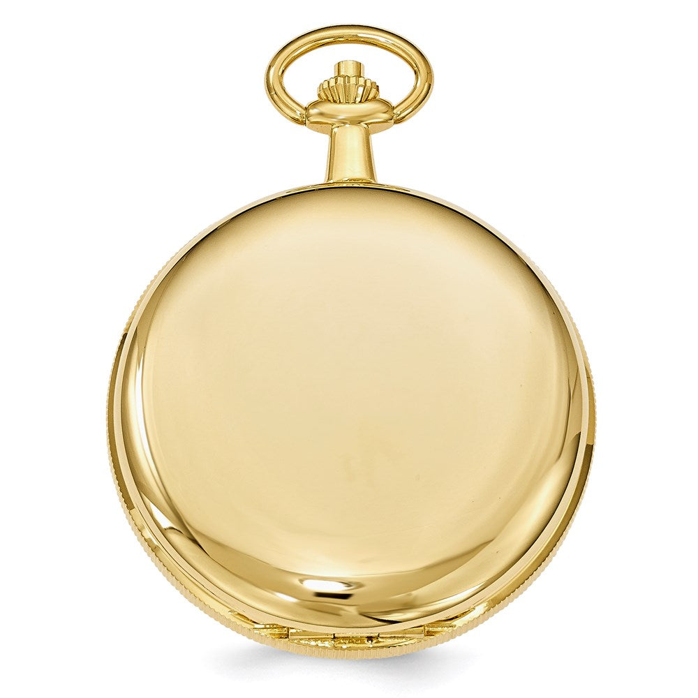 Swingtime Gold-finish Brass Quartz 50mm Pocket Watch
