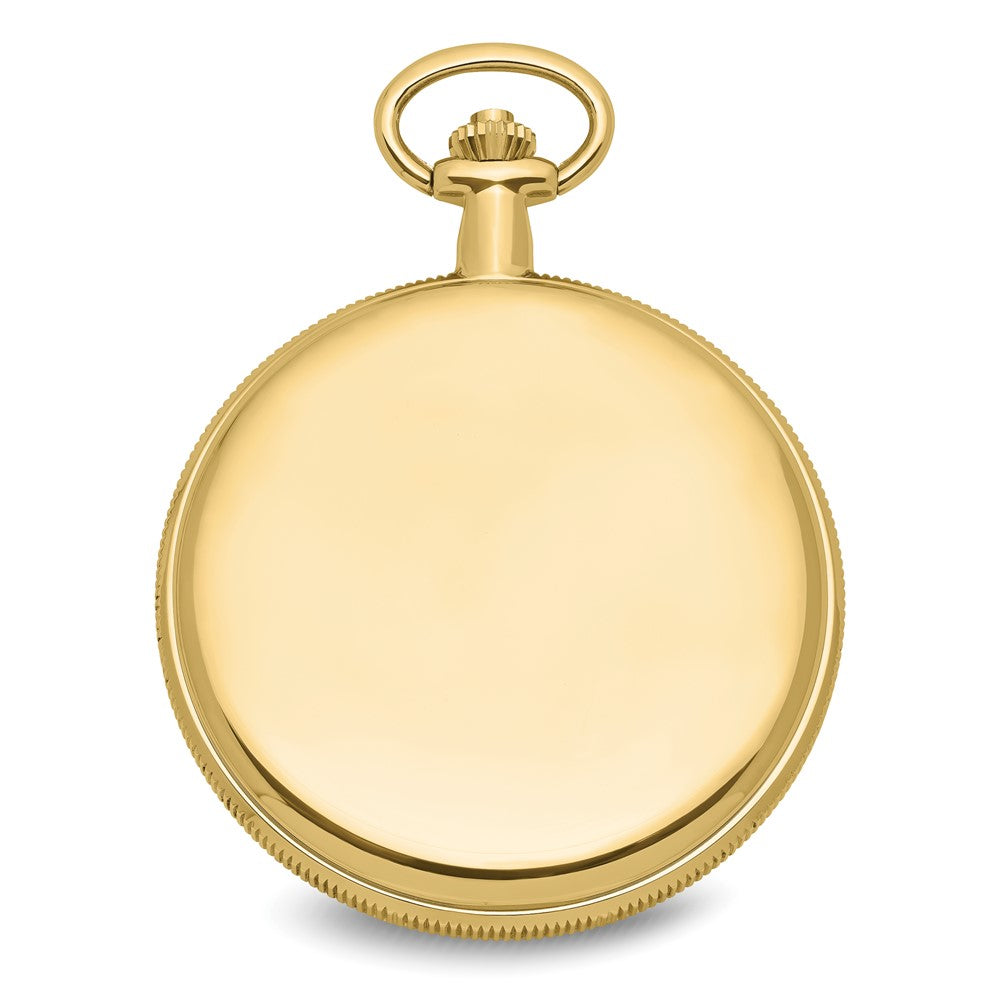 Swingtime Gold-finish Brass Quartz 50mm Pocket Watch