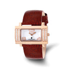 Ladies Charles Hubert Stainless Brown Leather 40x23mm Watch