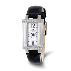 Ladies Charles Hubert Stainless Steel Leather Band 23x32mm Watch