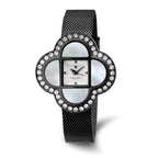 Ladies Charles Hubert Black IP-plated Stainless 36x36mm Watch