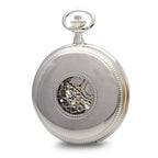 Charles Hubert Chrome-finish White Dial Pocket Watch