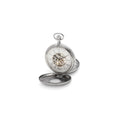 Charles Hubert Chrome-finish White Dial Pocket Watch