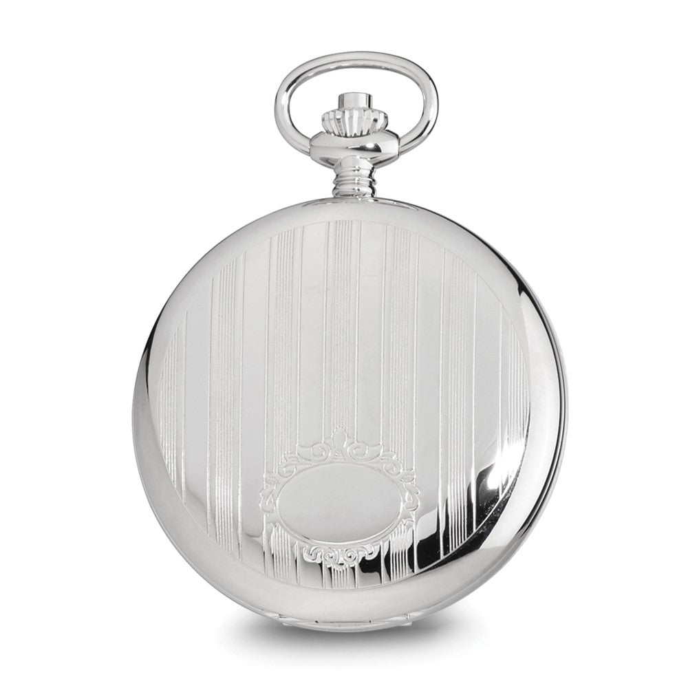 Charles Hubert White Skeleton Dial 53mm Pocket Watch