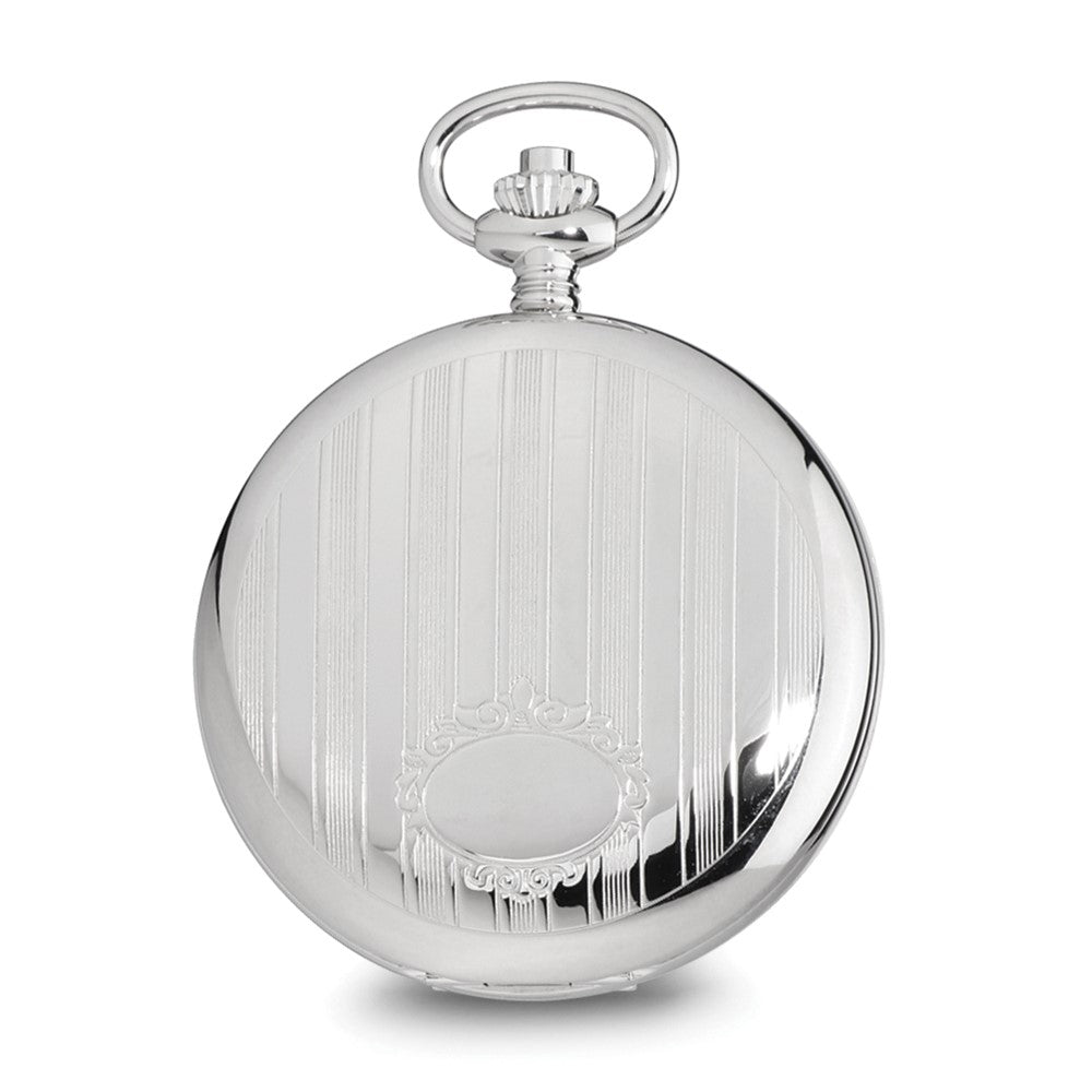 Charles Hubert White Skeleton Dial 53mm Pocket Watch