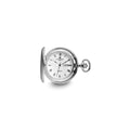 Charles Hubert Satin-finish White Dial Day/Date Pocket Watch