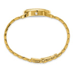 Ladies Charles Hubert IP-plated Stainless Steel Crystal Bezel 21x32mm Watch