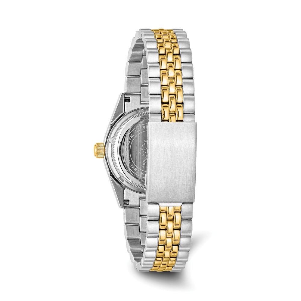 Mens Charles Hubert IP-plated Two-tone Gold-tone Dial Watch