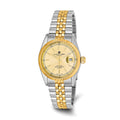 Mens Charles Hubert IP-plated Two-tone Gold-tone Dial Watch