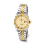 Mens Charles Hubert IP-plated Two-tone Gold-tone Dial Watch