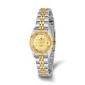 Ladies Charles Hubert IP-plated 2-tone Gold-tone Dial 26mm Watch