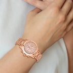 Mens Mountroyal Rose IP-plated Chronograph Watch