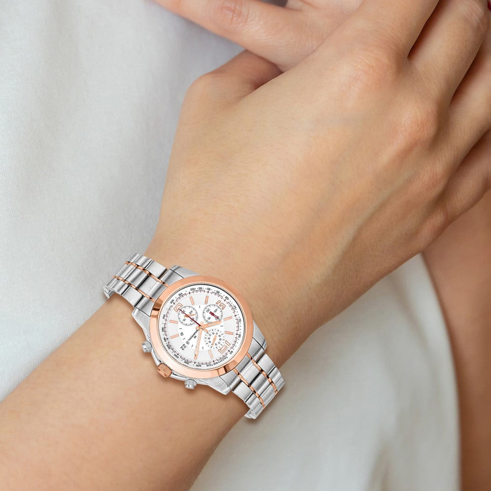 Mens Mountroyal Rose Two-tone Stainless Steel Chronograph Watch