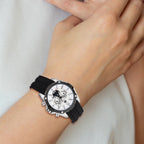 Mens Charles Hubert Stainless Steel Chronograph Silver Dial Watch