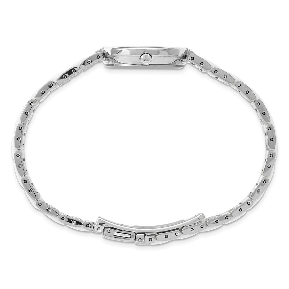 Ladies Charles Hubert Titanium & Ceramic White Dial Watch