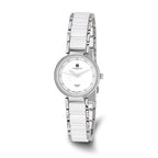 Ladies Charles Hubert Titanium & Ceramic White Dial Watch