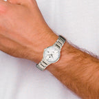 Mens Charles Hubert Titanium Silver Dial Ultra Slim Watch