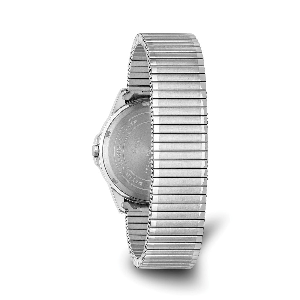 Mens Charles Hubert Titanium Black Dial Expansion Band Watch