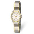 Ladies Charles Hubert Titanium Silver Dial Expansion Band Watch