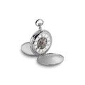 Charles Hubert Chrome-finish White Dial Pocket Watch