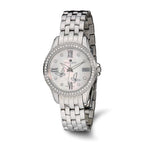 Ladies Charles Hubert Stainless Steel MOP Dial Watch
