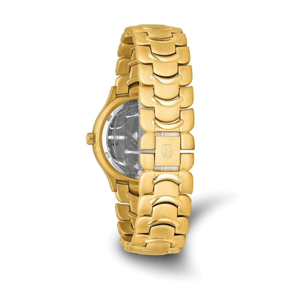 Mens Charles Hubert Gold-finish White Dial Watch
