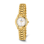 Ladies Charles Hubert Gold-finish White Dial Watch