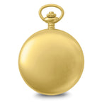 Charles Hubert Stainless Steel IP-plated Double Cover Tritium Pocket Watch