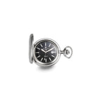 Charles Hubert Stainless Steel Hunter Case Tritium Quartz Pocket Watch