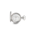 Charles Hubert Stainless Steel Hunter Case Tritium Quartz Pocket Watch