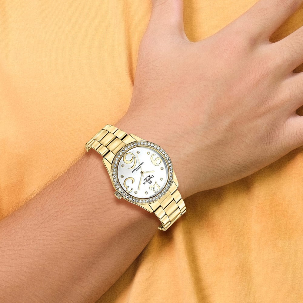 Champion Passion IP-plated Crystal Bezel Watch
