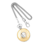 Charles Hubert IP-plated Off White Dial Pocket Watch