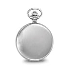 Charles Hubert Stainless Steel White Dial with Date Pocket Watch